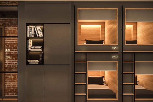 khách sạn tổ ong khan hoang capsule hotel