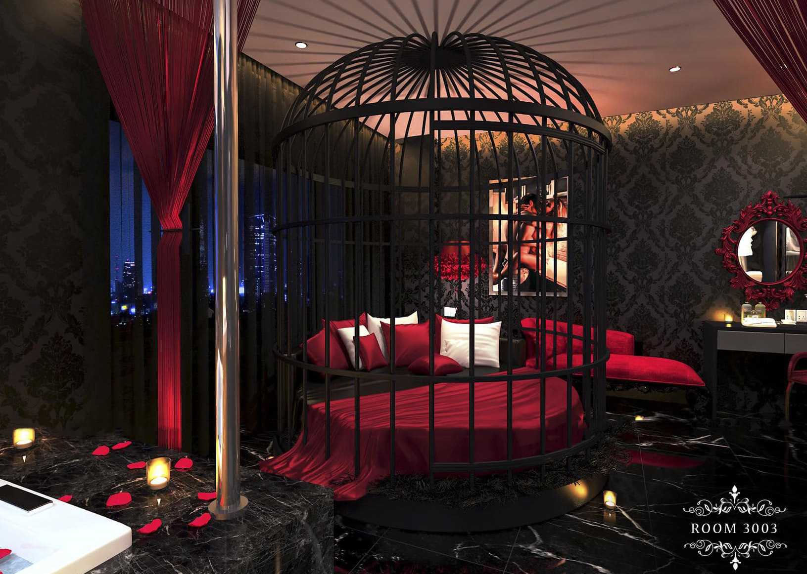 khách sạn lồng chim 1001 đêm