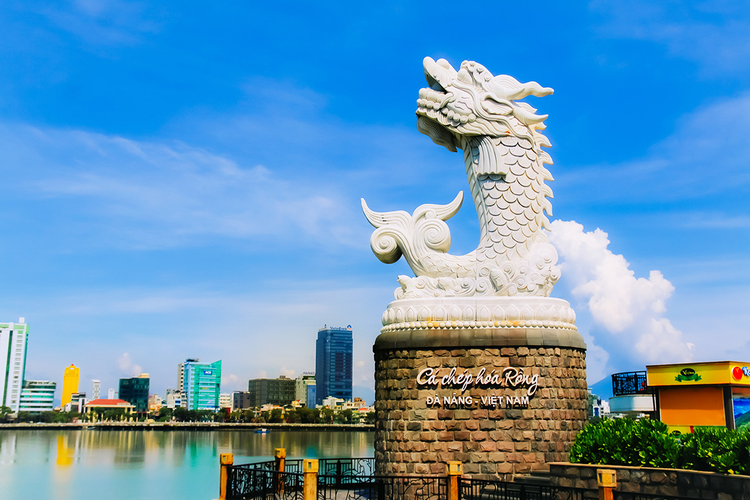 tượng cá chép hóa rồng đà nẵng