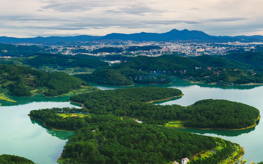 cắm trại đỉnh pinhatt đ&agrave; lạt