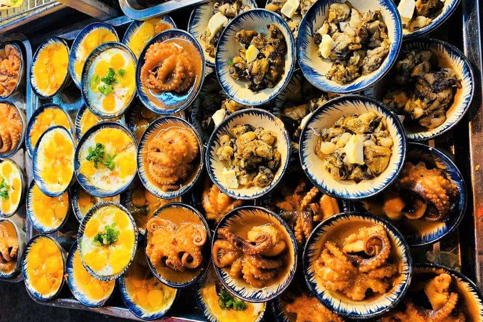 hải sản chén nướng chợ đêm phú quốc