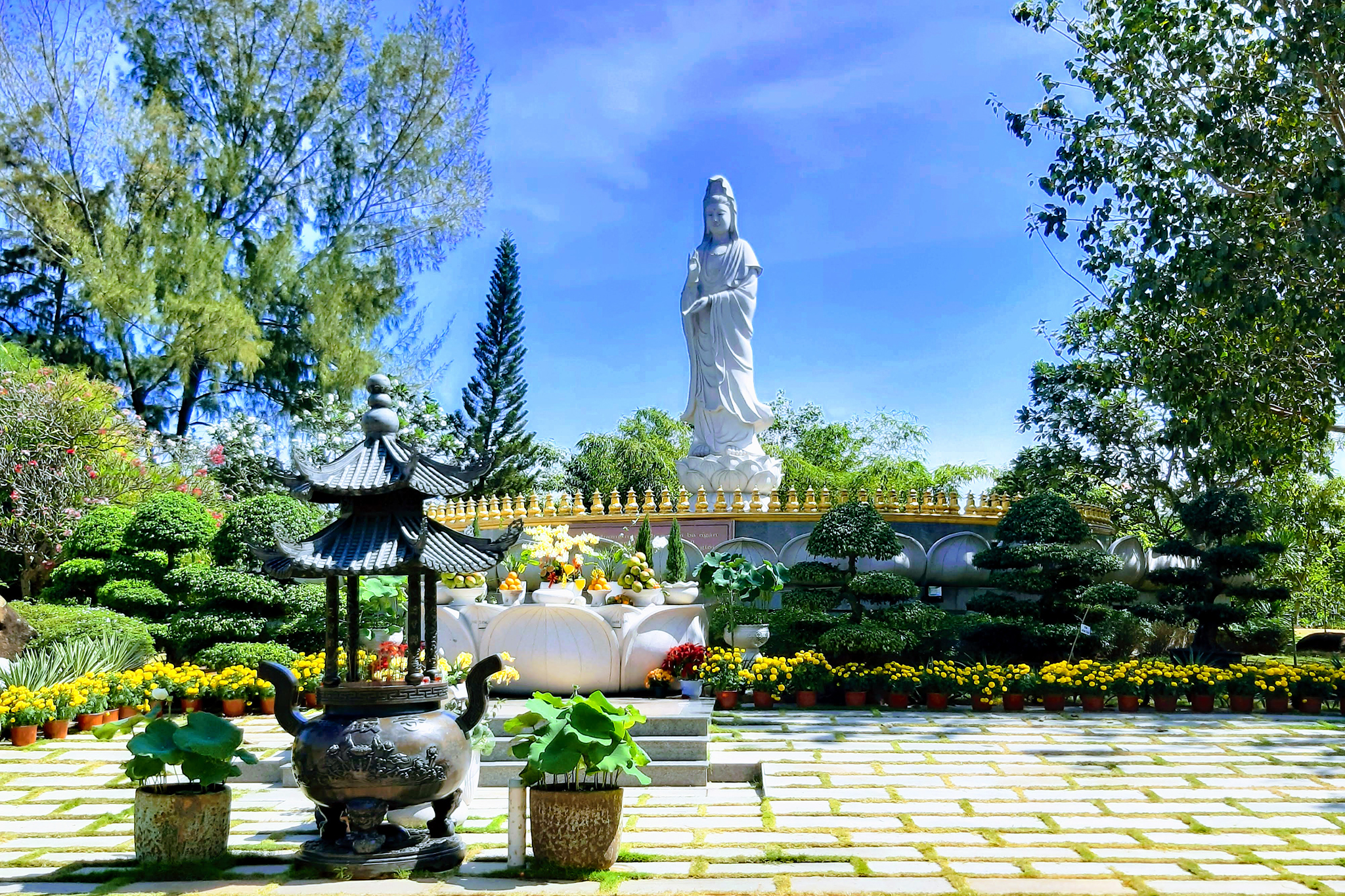 kiến trúc chùa huê nghiêm 2