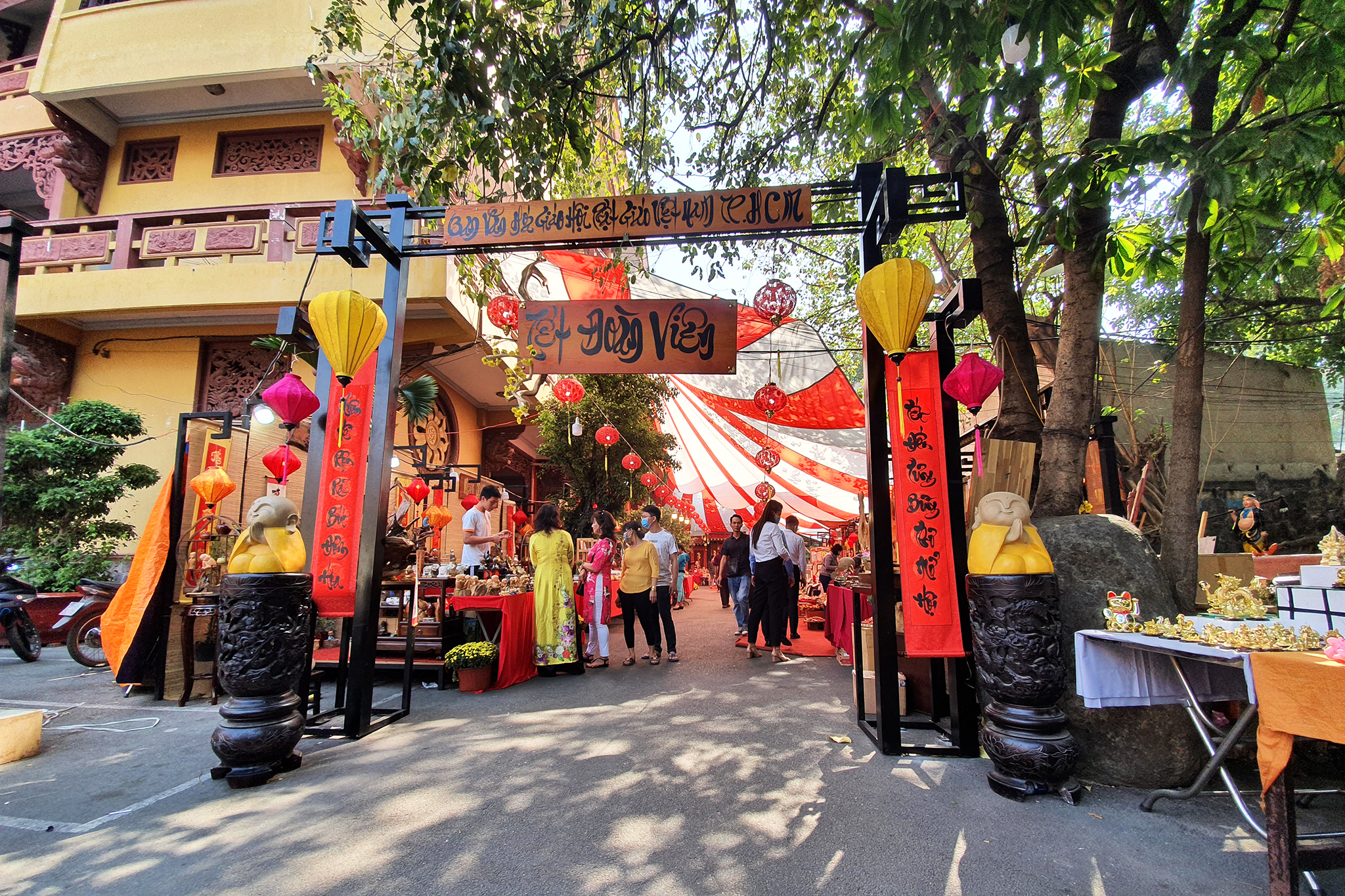 hoạt động thú vị ở chùa phổ quang