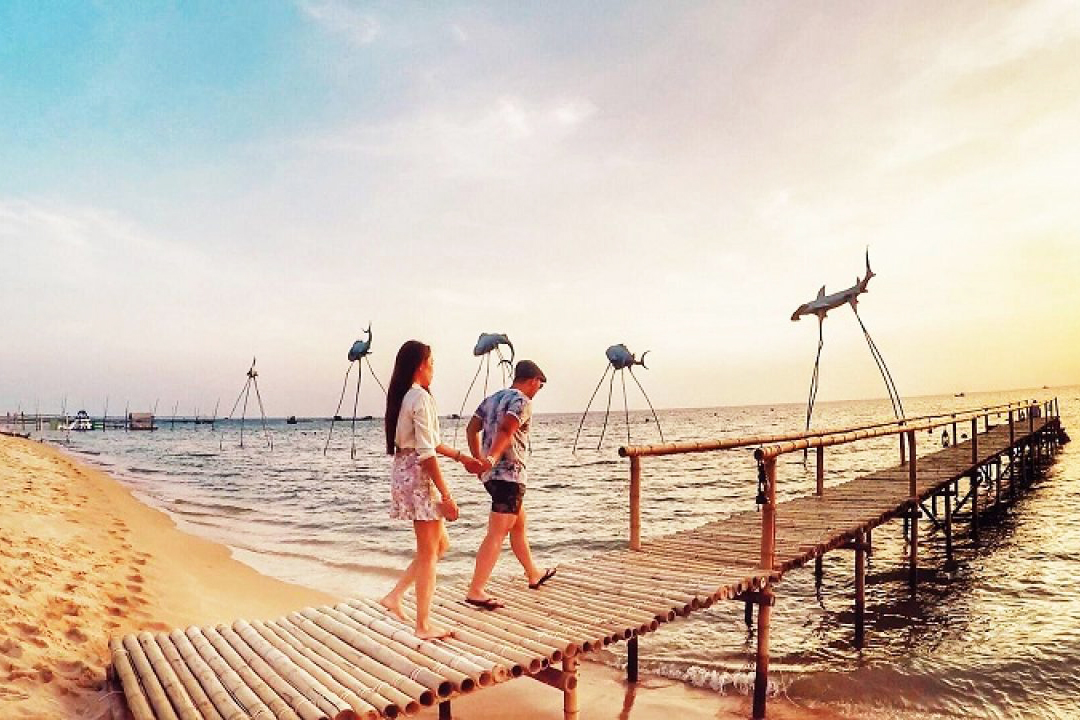 check in ở làng chài hàm ninh phú quốc
