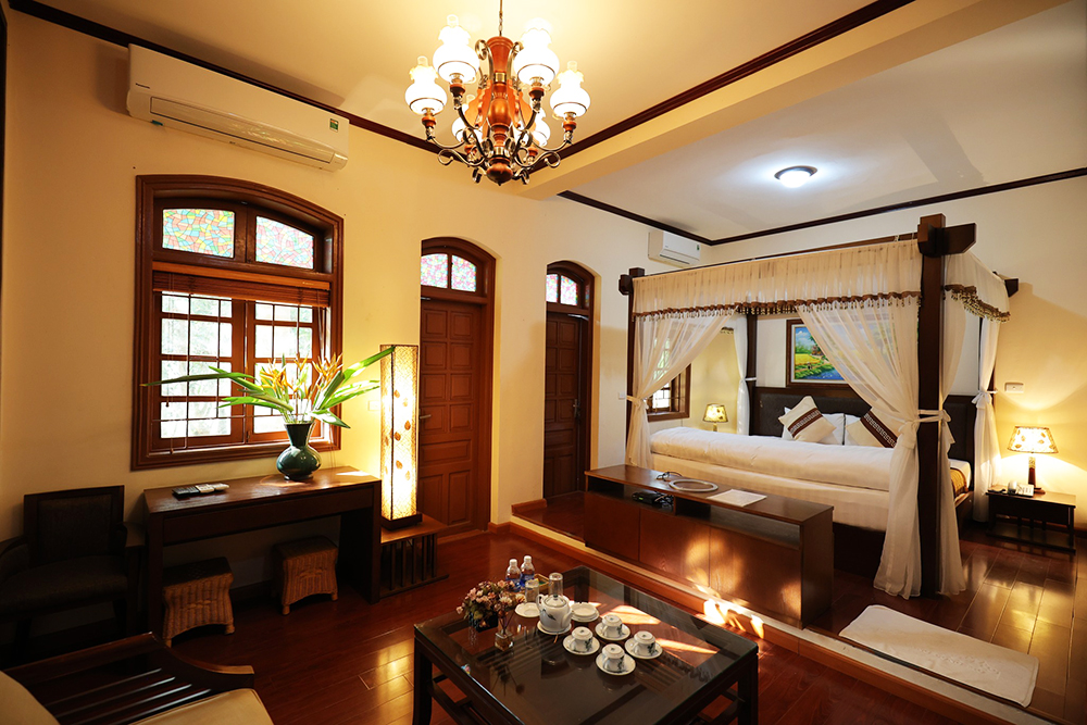 khách sạn nature key retreat đồng mô